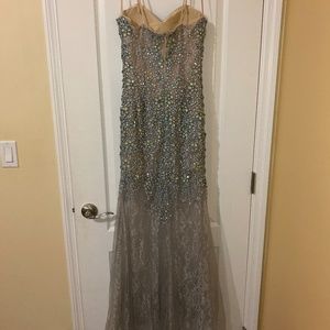 Beaded Prom Dress
